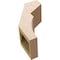 Ekena Millwork 5-inch W x 8-inch D x 12-inch H Monterey Rough Cedar Woodgrain TimberThane Knee Brace, Primed BRCUR05X08X12MONRCPR - alternate 5